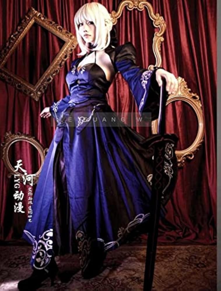 FGO Fate セイバーオルタ ドレス コスプレ衣装 ウィッグ Amazon.co.jp: ウィッグ付き Fate/Grand Order FGO セイバー